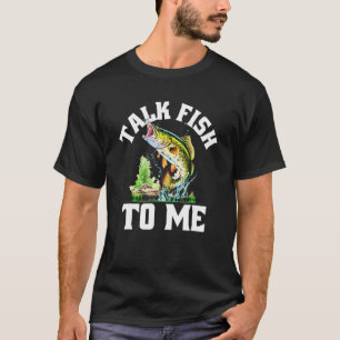 Praat Vis met Me Introvert Vissen Antisociaal Vis T-shirt