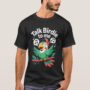 Praat Vogeltje Met Me Papegaai Tropisch T-shirt