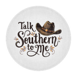 Praat Zuidelijk met Me Grappige Cowboyhoed Westers Snijplank