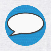 Praatwolk Pret Retro Strip Pop Art Labels (Design 1)