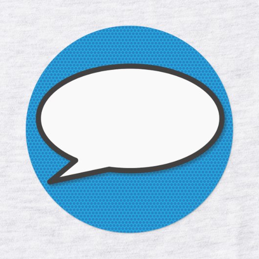 Praatwolk Pret Retro Strip Pop Art Labels (Design 1)