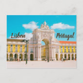 Praça do Comércio Lissabon Portugal Briefkaart (Voorkant)