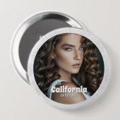 Pracht Button Speld | Marble Ice (Voorkant /achterkant)
