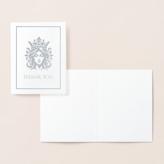 Pracht Koningin Kroon  Folie Kaarten (Display)