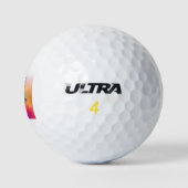 Pracht van het leven met vlinder golfballen (Logo)