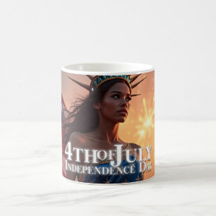Prachtig 4 juli-ontwerp - Vuurwerk en vrijheid Magische Mok