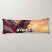 Prachtig 4 juli Ontwerp - Vuurwerk & Vrijheid Lichaamskussen (Achterkant)