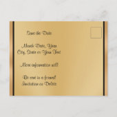 Prachtig 50e Jubileum Save the Date Post Kaarten (Achterkant)