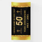 Prachtig, 50e kerkdecoratie, Jubileum, Spandoek (Verticaal)