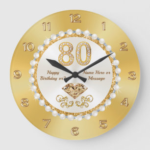 Prachtig, 80ste Verjaardagsklok, 80ste Verjaardags Grote Klok
