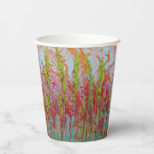 Prachtig Abstract Papieren Bekers (Achterkant)