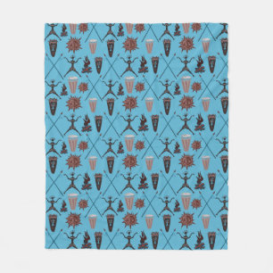 Prachtig Abstract patroon Symbolen Fleece Deken