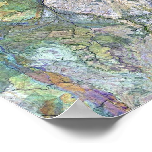 Prachtig Abstract Poster (Hoek)