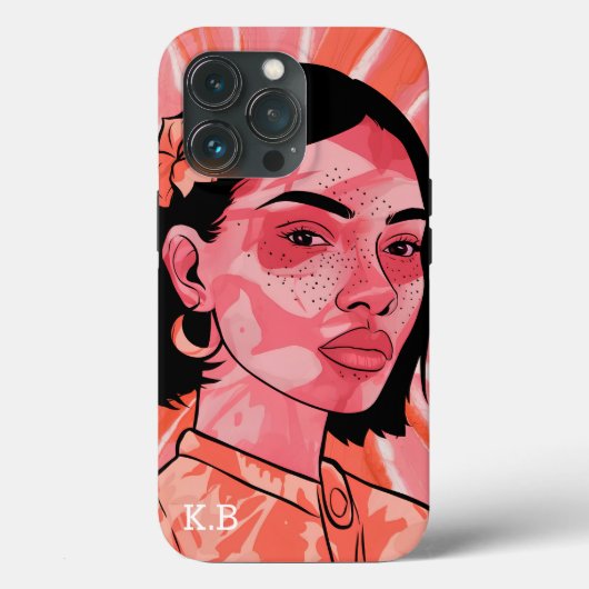 Prachtig artistiek meisje Case-Mate iPhone case (Achterkant)