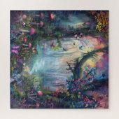 Prachtig betoverd bos legpuzzel (Horizontaal)