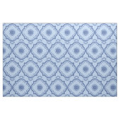 Prachtig blauw Quatrefoil Stof (Yard (91,4 cm))