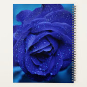 Prachtig blauw Roos Planner (Achterkant)