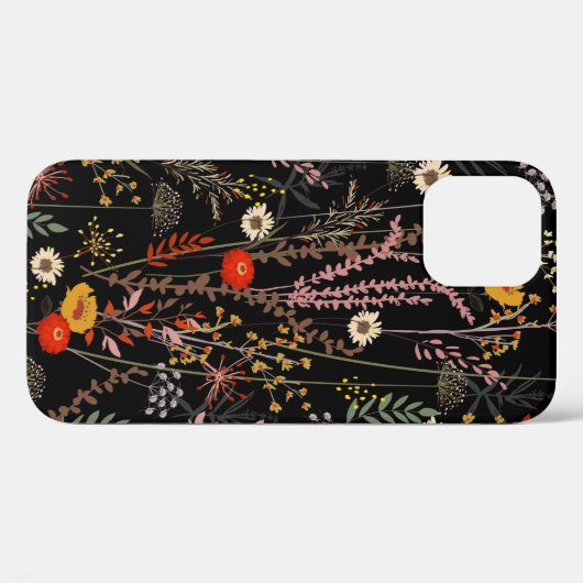 Prachtig bloeiend weidebloemen patroon Case-Mate iPhone case (Achterkant (horizontaal))