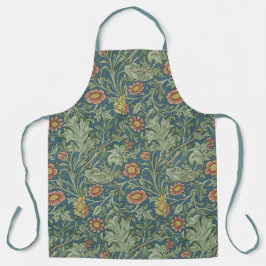 Prachtig bloemenpatroon William Morris Green Pink Schort