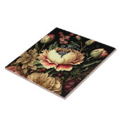 Prachtig bloemstuk tegeltje (Zijkant)