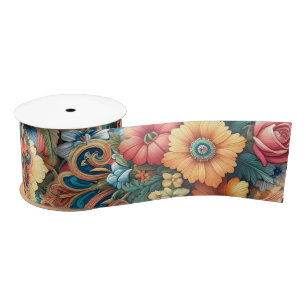 Prachtig boeket bloemen lint