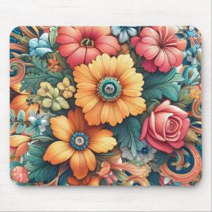 Prachtig boeket bloemen muismat