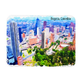 Prachtig Bogota Colombia City Panorama Uitzicht Magneet