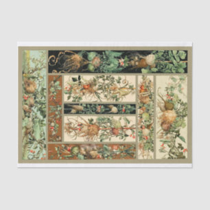 Prachtig botanisch weefselpapier tissuepapier