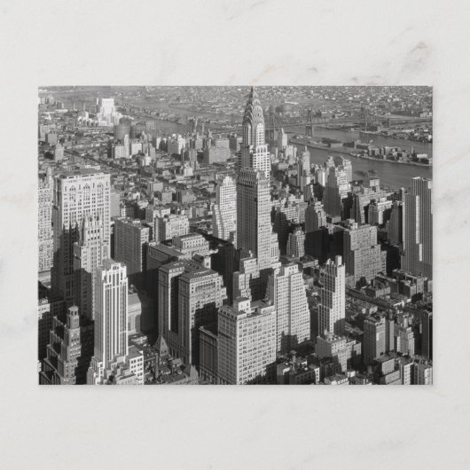 prachtig  briefkaart in de stad new york (Voorkant)