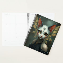 Prachtig Cat Fairy portret Planner