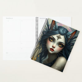 Prachtig Cat Fairy portret Planner