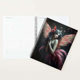 Prachtig Cat Fairy portret Planner
