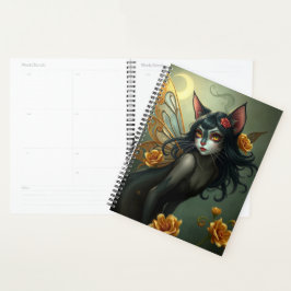 Prachtig Cat Fairy portret Planner
