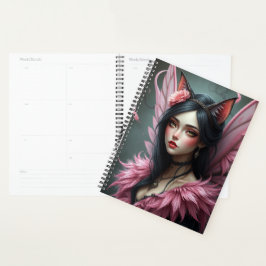 Prachtig Cat Fairy portret Planner