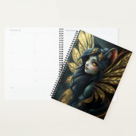 Prachtig Cat Fairy portret Planner