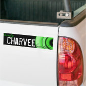 prachtig, Charvee, mooi Bumpersticker (Op Truck)