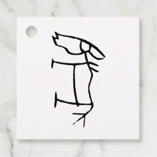 Prachtig Chinees dierenriem-paard-#001- Bedankjes Labels