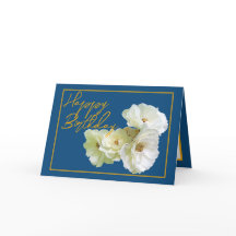 Prachtig chique witte roos bloemenboeket verjaarda