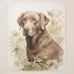 Prachtig Chocolade Lab Sherpa Deken