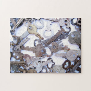 Prachtig Collectie van oude skeletsleutels Legpuzzel