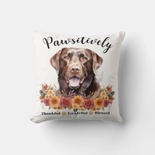 Prachtig Dankbare Gezegende Cute Hond Kussen