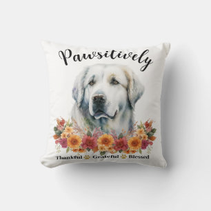 Prachtig Dankbare Gezegende Cute Hond Kussen