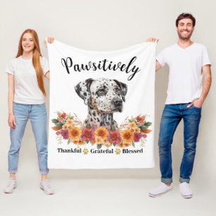 Prachtig Dankbare Gezegende Moppige Hond Fleece Deken
