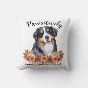 Prachtig Dankbare Gezegende Schattige Hond Kussen