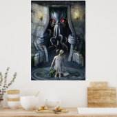Prachtig denken v2: Cthulhu betreedt onze wereld Poster (Keuken)