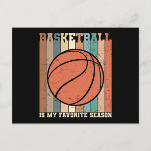 Prachtig design voor basketbal briefkaart