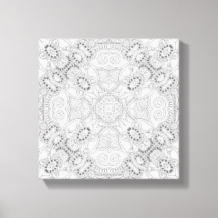 Prachtig design Zendole 6 Canvas Afdruk