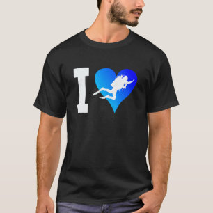 Prachtig duiken Dames Heren Scuba duiken T-shirt