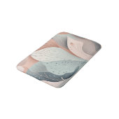 Prachtig elegant pastelblad design badmat (Gekanteld)