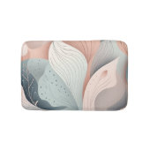 Prachtig elegant pastelblad design badmat (Voorkant)